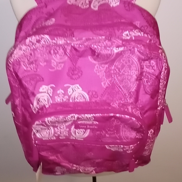 ‼️FREE‼️Vera Bradley Pink Stamped Paisley Backpack - Picture 5 of 10